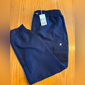Figs Navy Blue Jogger Scrub Pants